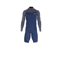 Cargar imagen en el visor de la galería, ION Men Wetsuit Element 2/2 Shorty Longsleeve Back Zip 2023