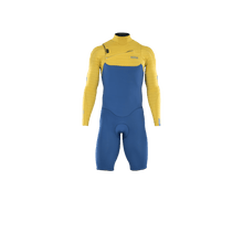 Cargar imagen en el visor de la galería, ION Men Wetsuit Seek Core 3/2 Shorty Longsleeve Front Zip 2024