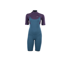 Lade das Bild in den Galerie-Viewer, Damen Neoprenanzug Element 2/2 Shorty Kurzarm Back Zip
