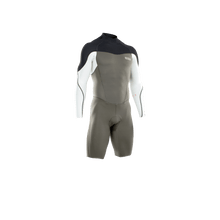Load image into Gallery viewer, ION Men Wetsuit Element 2/2 Shorty Longsleeve Back Zip 2022
