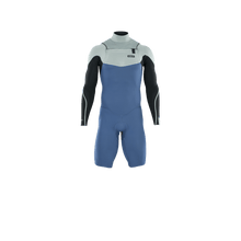 Load image into Gallery viewer, ION Men Wetsuit Element 2/2 Shorty Longsleeve Front Zip 2023
