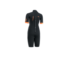 Lade das Bild in den Galerie-Viewer, Damen Neoprenanzug Element 2/2 Shorty Kurzarm Back Zip
